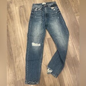 Gilded Intent 90’s Loose Ripped Jeans